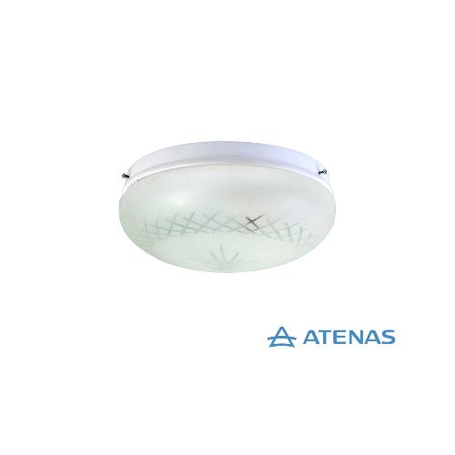 Plafon Blanco Led Tallado 1 Luz