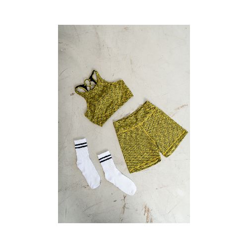 Top y´Short Jericoa Jaspeado + Medias  