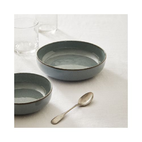 PLATO HONDO 20CM CERAMICA AZUL