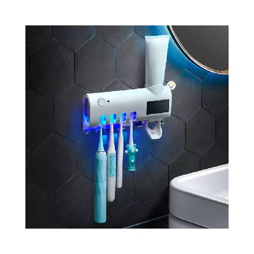 Porta Cepillo Dental con Esterilizador De Luz Uv  