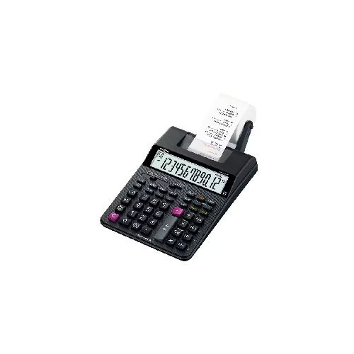 CASIO CALCULADORA HR-100RC-BK MINI IMPRESORA 12DIG DISPLAY GRANDE