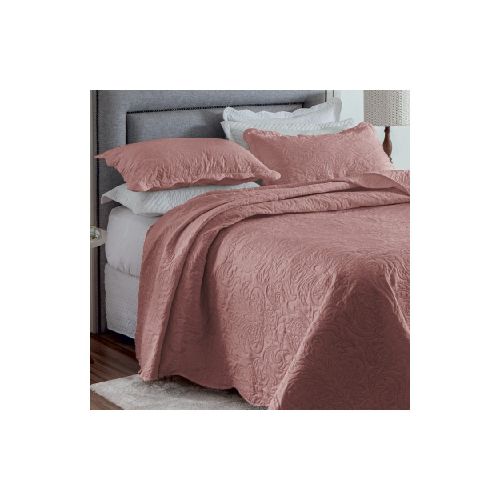 FULLBLANC SET TWIN CUBRECAMA CLASSIC OLD ROSE