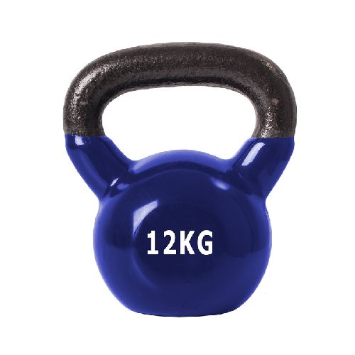 PESA RUSA/ KETTLEBELL FUNDICIÓN RECUBIERTA EN VINILO 12 Kg QUUZ  