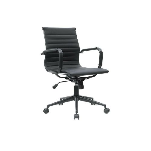 Silla Aluminium Respaldo Bajo Total Black