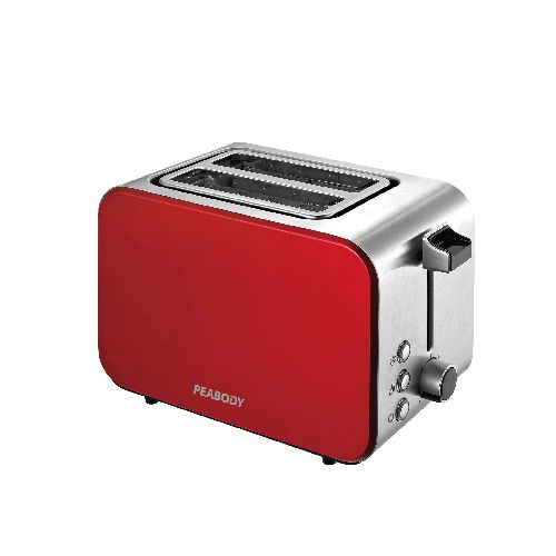 Tostadora Eléctrica Peabody Pe-t8127r 7 Niveles 850w P2 Color Rojo  