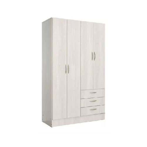 Placard 4 Puertas 3 cajones PLATINUM PLUS 1004 Color Gris  