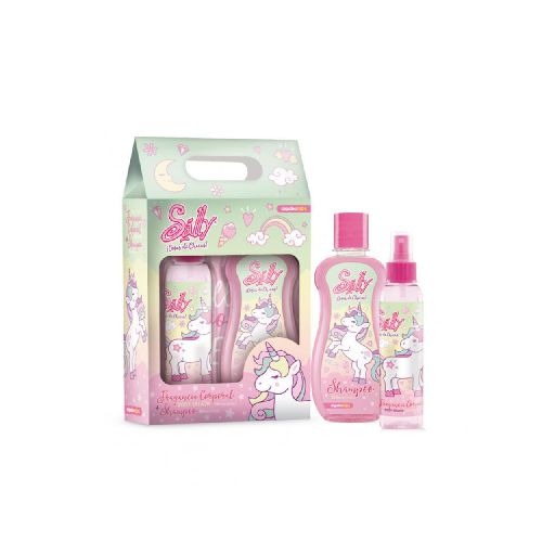 Set Sally Unicornio Body Splash 125 Ml + Shampoo 2 Unid