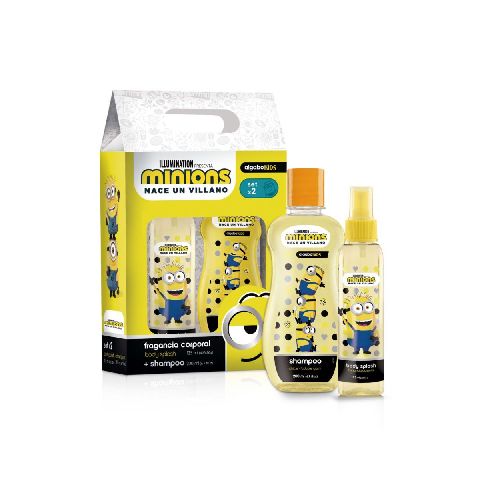 Set Minions Body Splash 125 Ml + Shampoo 2 Unid