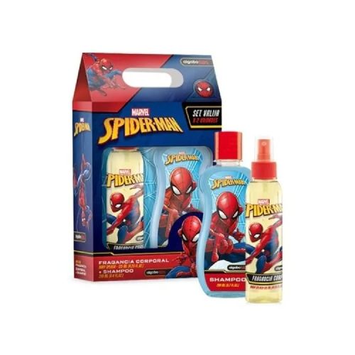 Set Spiderman Body Splash 125 Ml + Shampoo 2 Unid