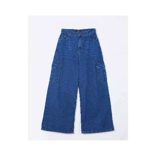 Jean Stewart Cargo Low Dark Blue Tina  