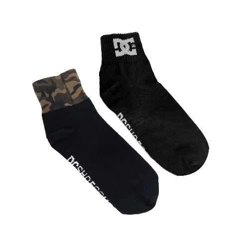 Medias DC Shoes Camo & Black Crew Hombre - Universo Aventura