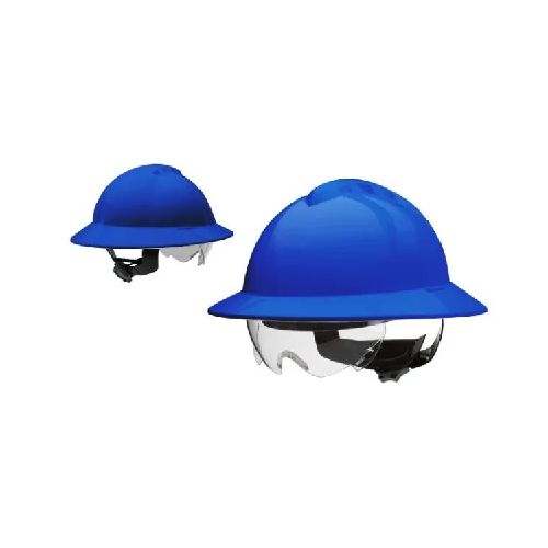 CASCO DE SEGURIDAD S/ARNES - FULL BRIM - AZUL