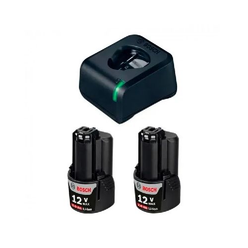 KIT BATERIAS Y CARGADOR - GAL 12V-20 + 2 GBA 12V - BOSCH