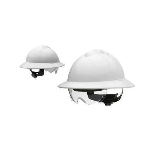 CASCO DE SEGURIDAD S/ARNES - FULL BRIM - BLANCO