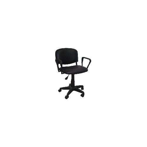 SILLA DE OFICINA DAKOT ECOCUERO NEGRO