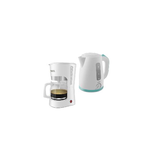 COMBO CAFETERA ATMA CA8133N 1.5LT + PAVA ELÉCTRICA ATMA PE0821AP 1.7LT