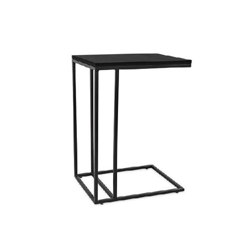 Mesa de Arrime de Metal Industrial Auxiliar PN Negro Full Confort  