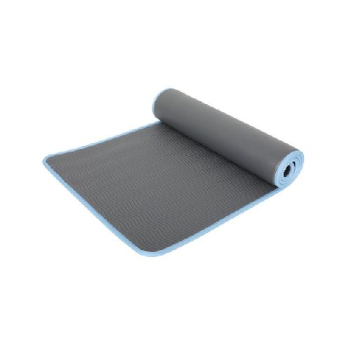 Colchoneta Yoga Mat 10mm Gris NBR Foam + Correa   