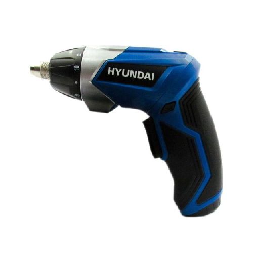 Atornillador a Batería 3,6v en kit Hyundai (55 pcs + cargador usb)  