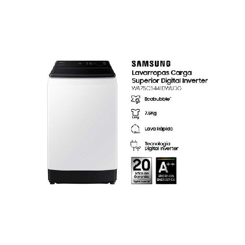 Lavarropas Samsung WA85C5441BWUBG 8,5KG Blanco  