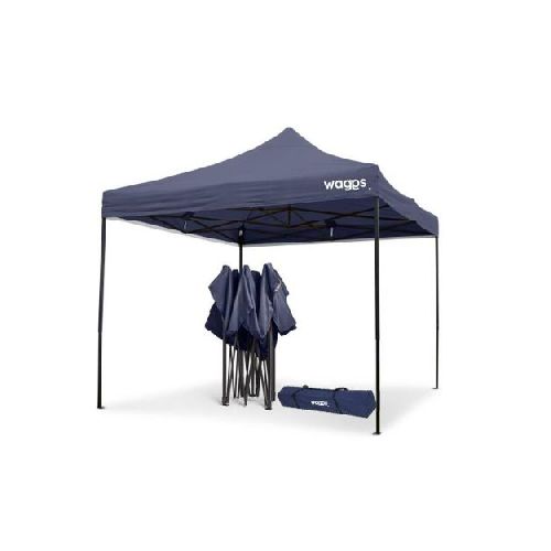 Gazebo Waggs 3x3 Mts 20 Kg Portatil Impermeable Reforzado Exterior Azul  