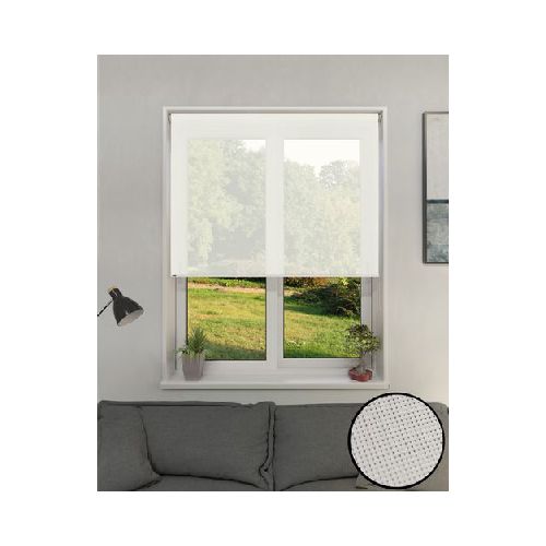 Cortina Roller Sun Screen 5% Blanco 1,20 x 1,65  