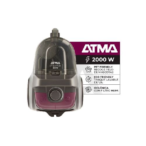 Aspiradora Atma X-Treme Power AS9021PI 2000W  