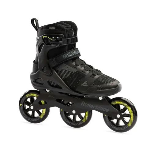 Rollers Rollerblade Macroblade 110 3Wd W Mujer (Black-Lime) - Scandinavian Outdoor Shop