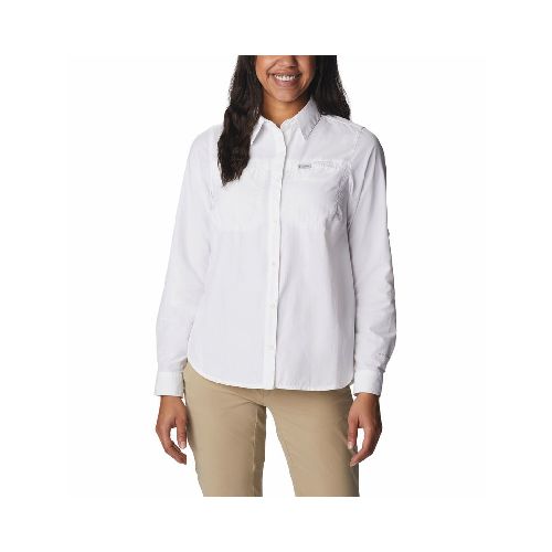 Camisa Columbia Silver Ridge 3.0 Ls Mujer (White) - Scandinavian Outdoor Shop