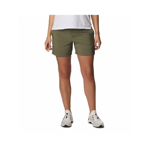 Short Columbia Silver Ridge Utilityshort Mujer (Stone Green) - Scandinavian Outdoor Shop