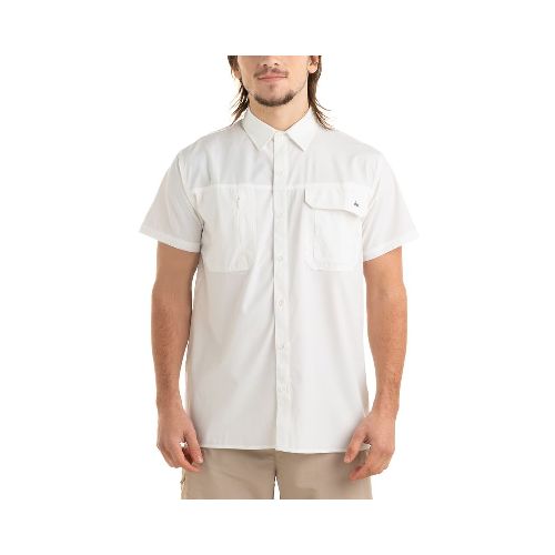 Camisa Nexxt Sparks Ss Hombre (White) - Scandinavian Outdoor Shop