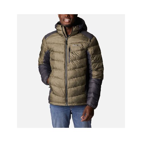 Campera Columbia Labyrinth Loop Capucha Hombre (Stone Green- Shark) - Scandinavian Outdoor Shop