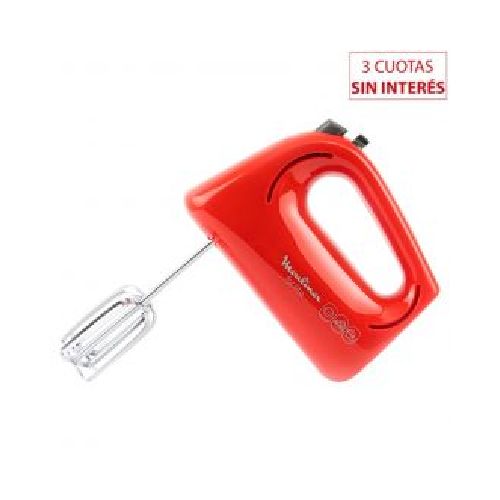 Batidora de Mano Moulinex Facilita SX1505AR 250w Rojo