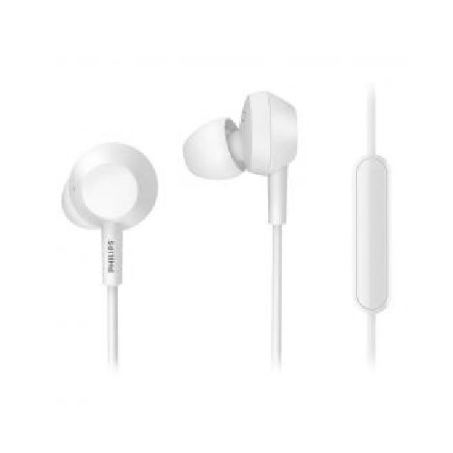 Auriculares Intrauditivos Philips TAE4105WT/00 C/Micrófono Blanco