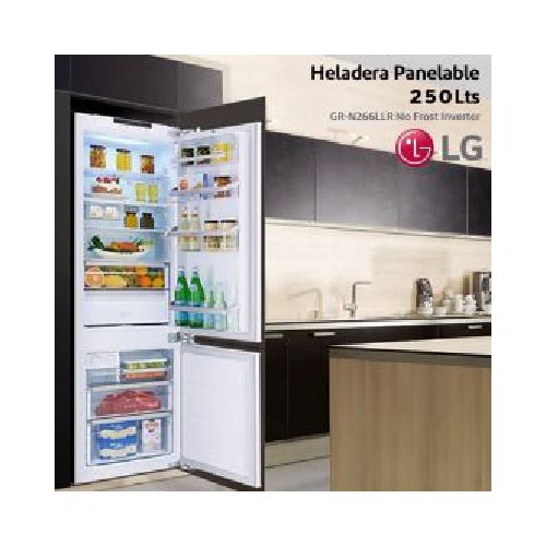 Heladera Panelable 250Lt LG GR-N266LLR No Frost Inverter