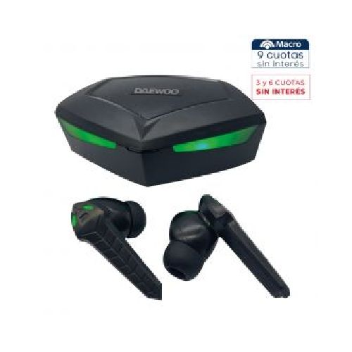 Auriculares Intrauditivos Daewoo GM1644-VRD Bluetooth Verde