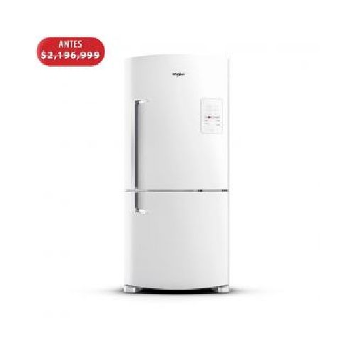 Heladera Combi C/Freezer 573Lts Whirlpool Complete WRE80D2 No Frost Blanco