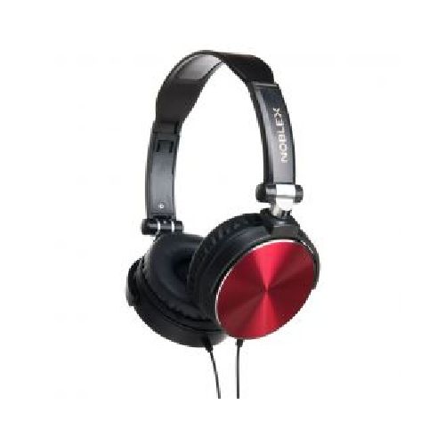 Noblex Auricular Manos Libres Plegable HP107BR Negro y Rojo