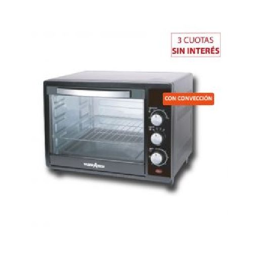 Horno Eléctrico 35Lts Warptech WT35HE 1600w C/Convector