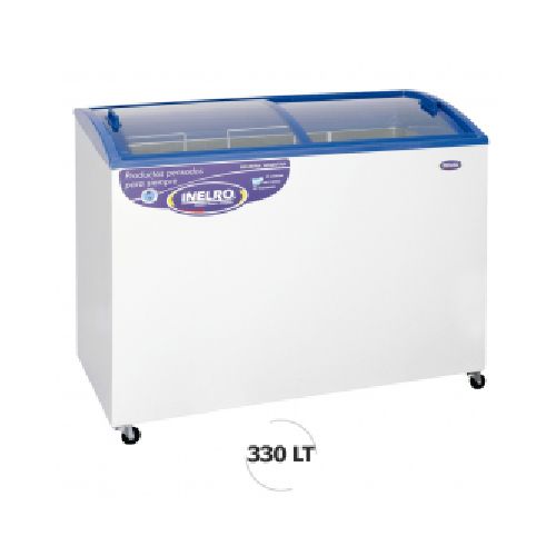 Freezer Horizontal Inelro 330 lts. FIH-350 PI T/Vidrio Blanco