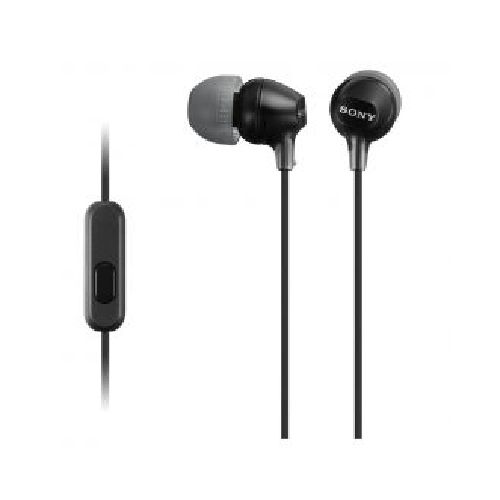 Auriculares Intrauditivos Sony MDR-EX15APB C/Micrófono Negro