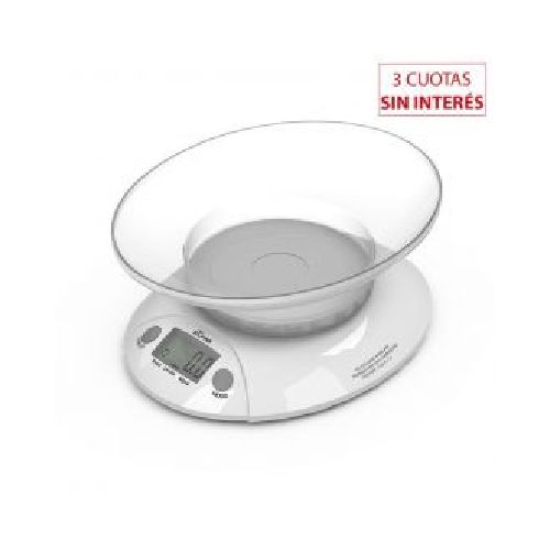 Balanza Digital de cocina Silfab BC301 Blanca