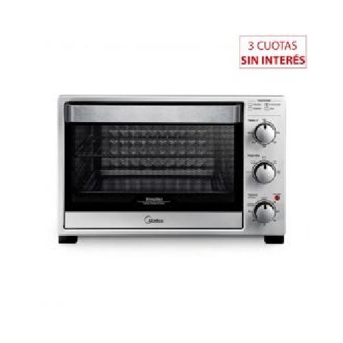 Horno Eléctrico 32Lts Midea TO-M332SAR1 Grill + Convección Silver