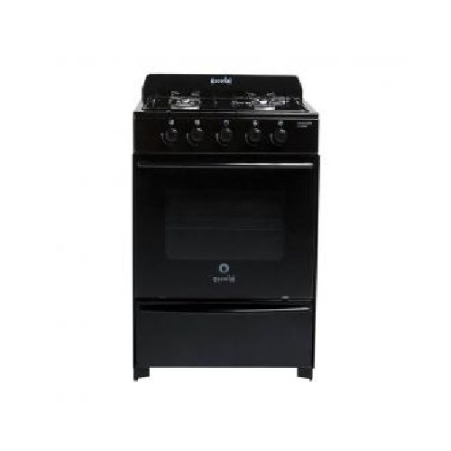 Cocina a Gas 56cm 4H Escorial Master Clasic Negro