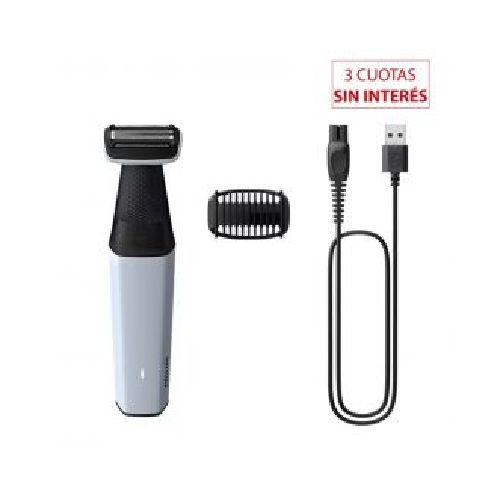 Afeitadora Eléctrica Philips Bodygroom BG3007/01 Gris