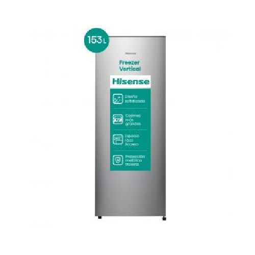 Freezer Vertical 153 Lts Hisense RS20DCS Plata