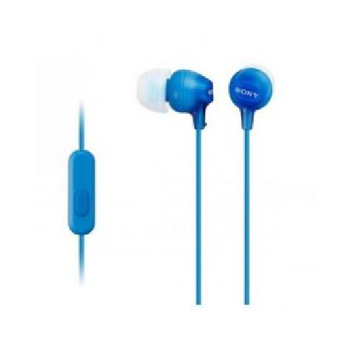 Auriculares Intrauditivos Sony MDR-EX15 Celeste