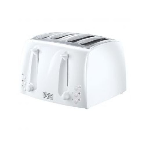 Tostadora 4 Ranuras Black & Decker TR21650-AR Blanco