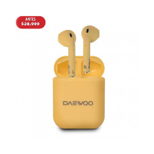 Auriculares Inalámbricos Daewoo Candy Spark DW-CS3105-YLW Amarillo