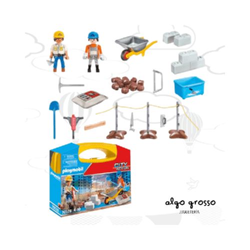 PLAYMOBIL MALETIN CITY ACTION CONSTRUCCION art.70528